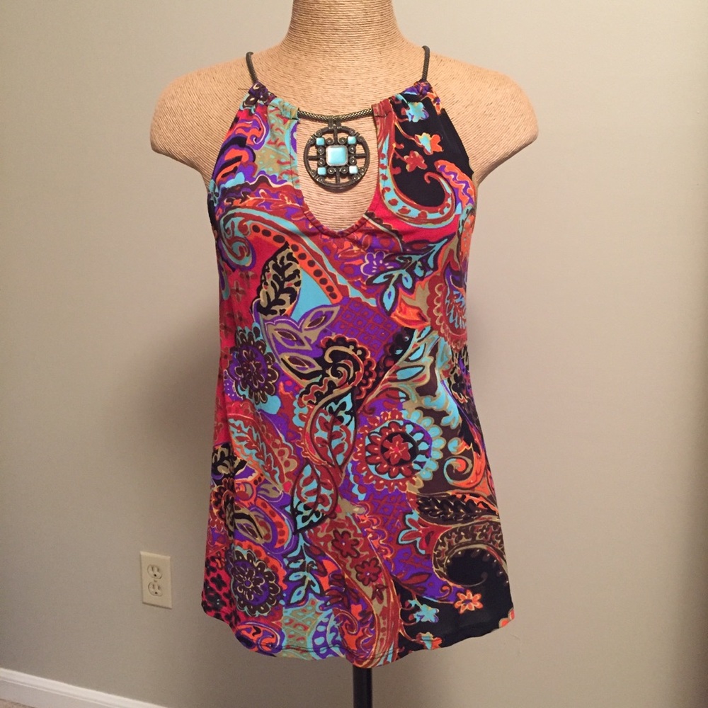 Colorful Necklace Tank Top